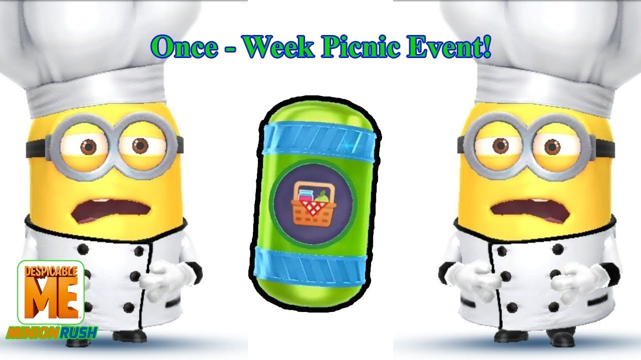 Despicable Me: Minion Rush - Baker Costume On One - Week Picnic Gameplay