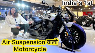 India's First Air Suspension Motorcycle 😱 Keeway Benda BD 500
