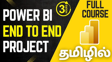 Power BI Full Course in Tamil | End-to-End Project Tutorial for Beginners to Advanced