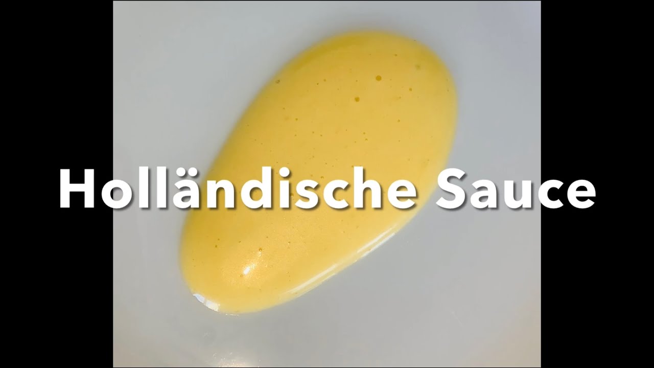 Holländische Sauce, sauce hollandaise YouTube