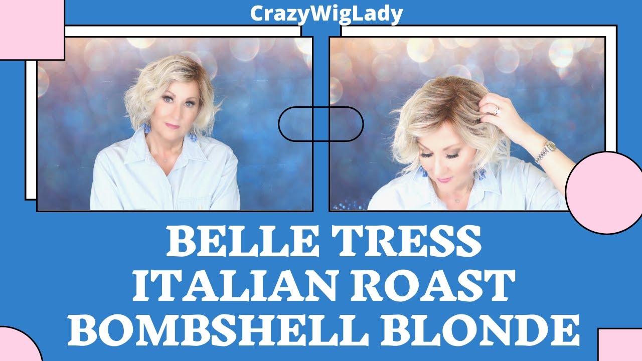 BelleTress ITALIAN ROAST wig review | Bombshell Blonde | Crazy Wig Lady