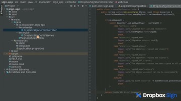 Setting up embedded signing in Java using Dropbox Sign | Dropbox Developers | Dropbox