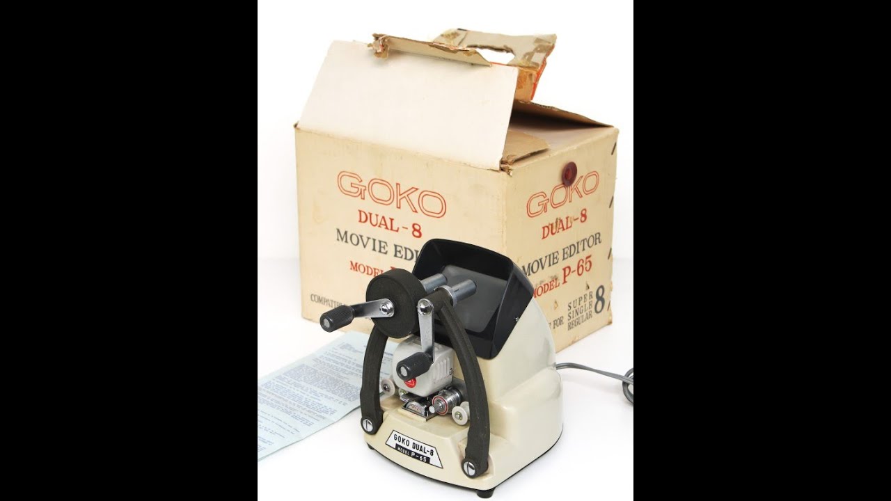 GOKO Dual 8mm Movie Editor Model P-65