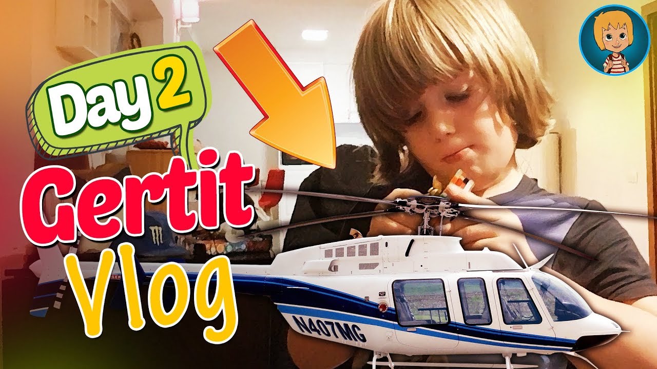 Gerti Toys VLOG - HELICOPTER Toy and SLIME Challenges