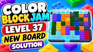 Color Block Jam Level 37 NEW Solution | New Board 2026