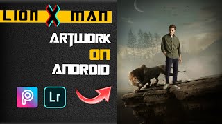 Lion x Man Photo Editing By PicsArt And Lightroom ll #picsart #lightroom screenshot 4