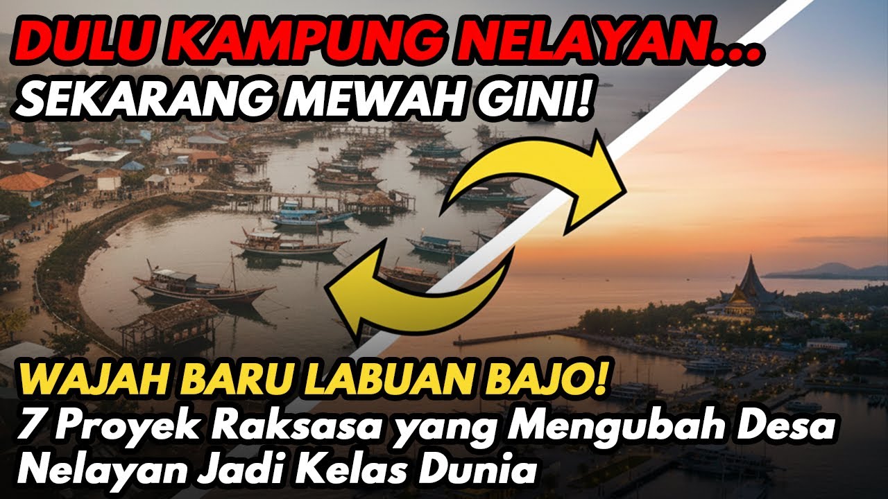 WAJAH BARU LABUAN BAJO! 7 Proyek Raksasa yang Mengubah Desa Nelayan Jadi Kelas Dunia