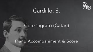 Cardillo, S. - Core 'ngrato(Catari) (Piano Acccompaniment &amp; Score)