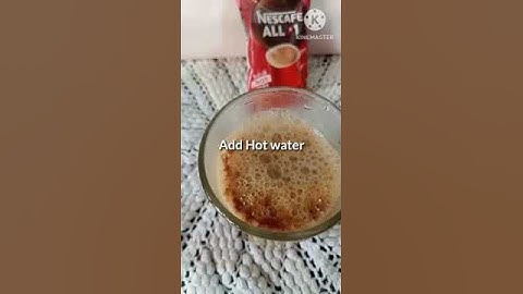 Nescafe All In One Coffee | Instant Coffee |  Hostel OR Train wali  Coffee Easy to make #shorts
