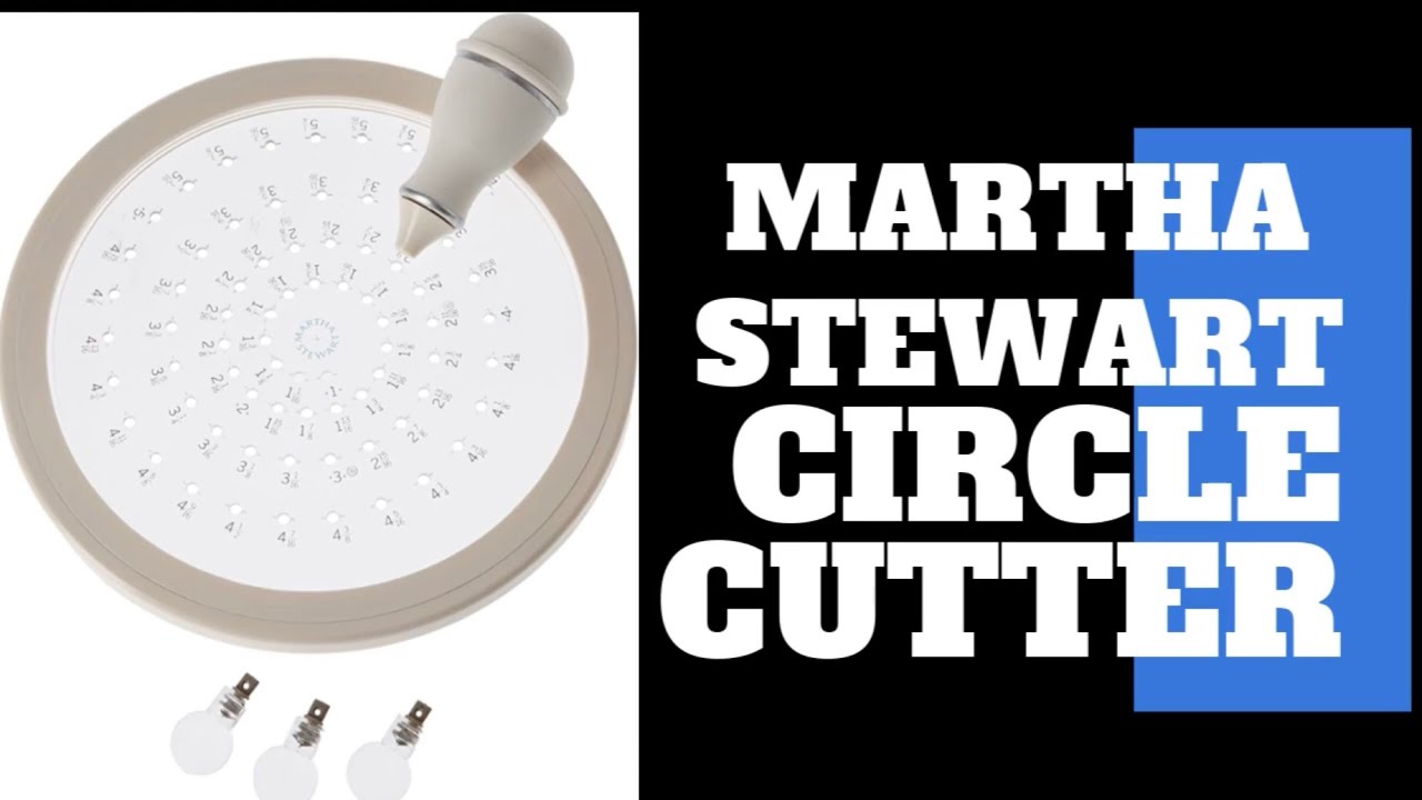  Martha Stewart Cortador de círculo grande para manualidades :  Arte y Manualidades