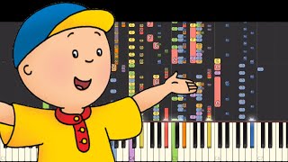 IMPOSSIBLE REMIX - Caillou Theme Song - Piano Cover chords