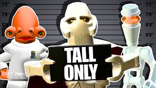 Can you Beat LEGO Star Wars With Only Tall Characters?