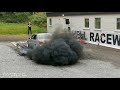 Mercedes om605 superturbo w202 burnout