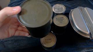 1945 WWII C Ration - B Unit Supper Ration Review