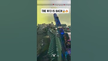 THE M13 IS BACK IN WARZONE 😱🔥 #shorts #gaming #warzone #mw2 #ranked #warzone2