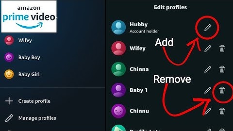 How to Add Delete Profiles in an Amazon Prime Account