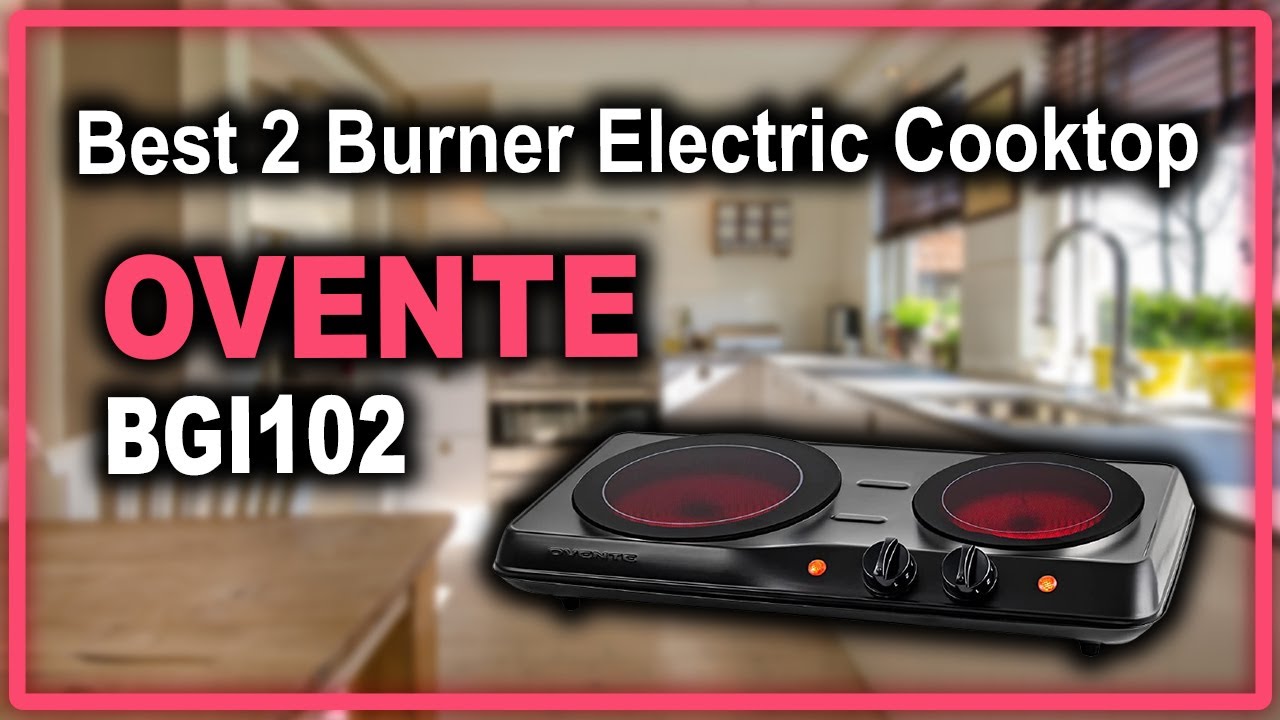 Ovente Double Induction Cooktop (BG62B) 