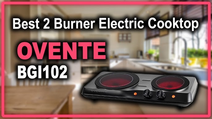 Ovente Double Induction Cooktop (BG62B) 