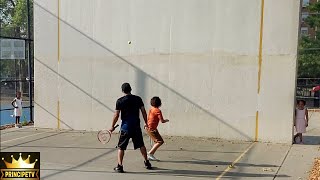 FANS DISTRACTIONS AT THE TENNIS COURT WITH MIZAEL