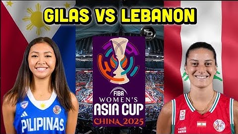 PANALO ang Gilas Pilipinas Women vs Lebanon | 2025 FIBA Asia Cup