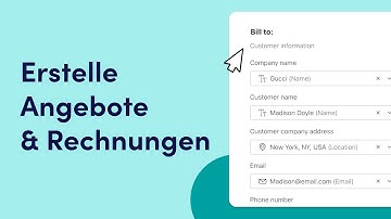 Erstelle Angebote & Rechnungen | Deutsch CC | monday.com Deutsch