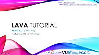 LAVA tutorial