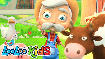 👨🏻‍🌾 Old MacDonald Had A Farm 🚜 THE BEST Song for Children | LooLoo Kids