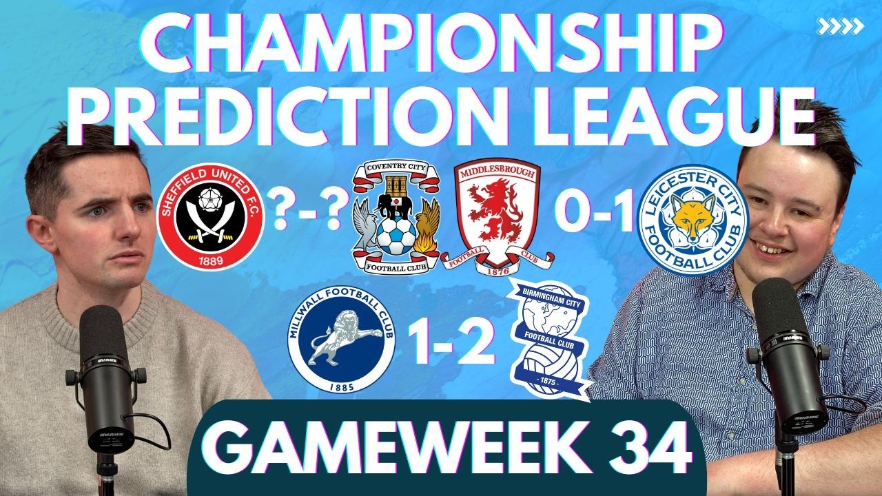 New-look Leicester to stun Middlesbrough?! Championship Prediction League Gameweek 34