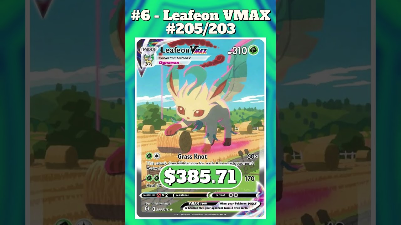 Top 10 Rarest & Most Expensive Pokémon Sword & Shield: Evolving Skies Cards 