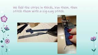 How we make our denim-backed hot pads/pot holders!