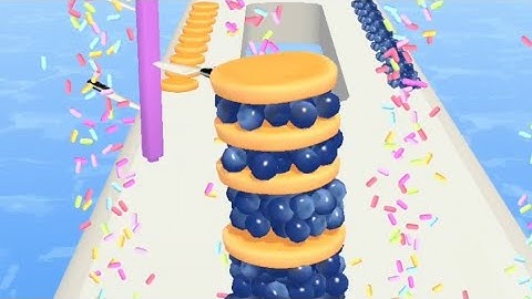 Pancake 🥞 Run ASMR Gameplay, Very relaxing and Satisfying All Levels Gameplay walkthrough Android