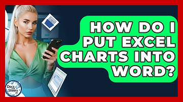 How Do I Put Excel Charts Into Word? - Docs and Sheets Pro
