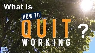 What is How to Quit Working? 
