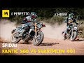 Fantic Motor Flat Track 500 vs Husqvarna Svartpilen 401: TEST in pista!