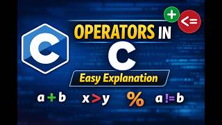 Operators in C Language | Operand, Operator, Types, Arithmetic & Relational Operators