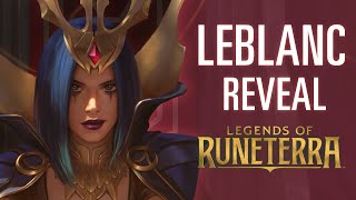 Leblanc Reveal New Champion - Legends Of Runeterra