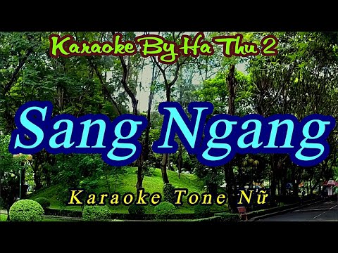 Karaoke Sang Ngang  | Tone Nữ | Karaoke By Ha Thu 2