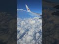 I Flew Through a Sea of Clouds 🛫☁️ #seaofclouds #peacefulmoments #naturebeauty #windowview