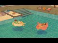 Dive into calmness a couples escape in a peaceful pool with soothing music