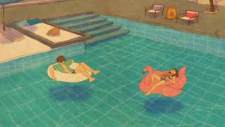 Dive Into Calmness A Couples Escape In A Peaceful Pool With Soothing Music