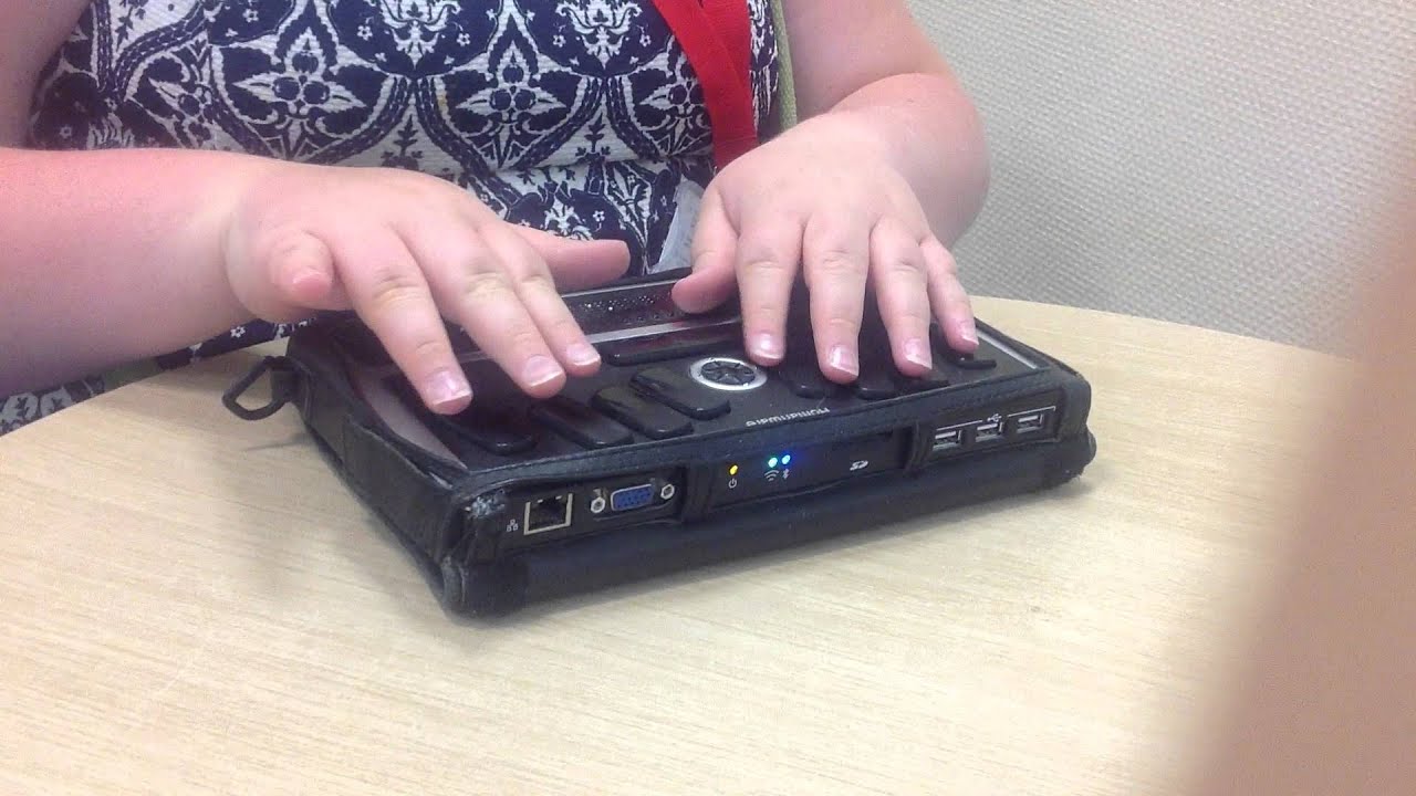 Braillenote Apex Turning the Volume of the Speech Up and Down YouTube