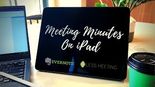 3 Apps to take professional meeting minutes on the iPad screenshot 1