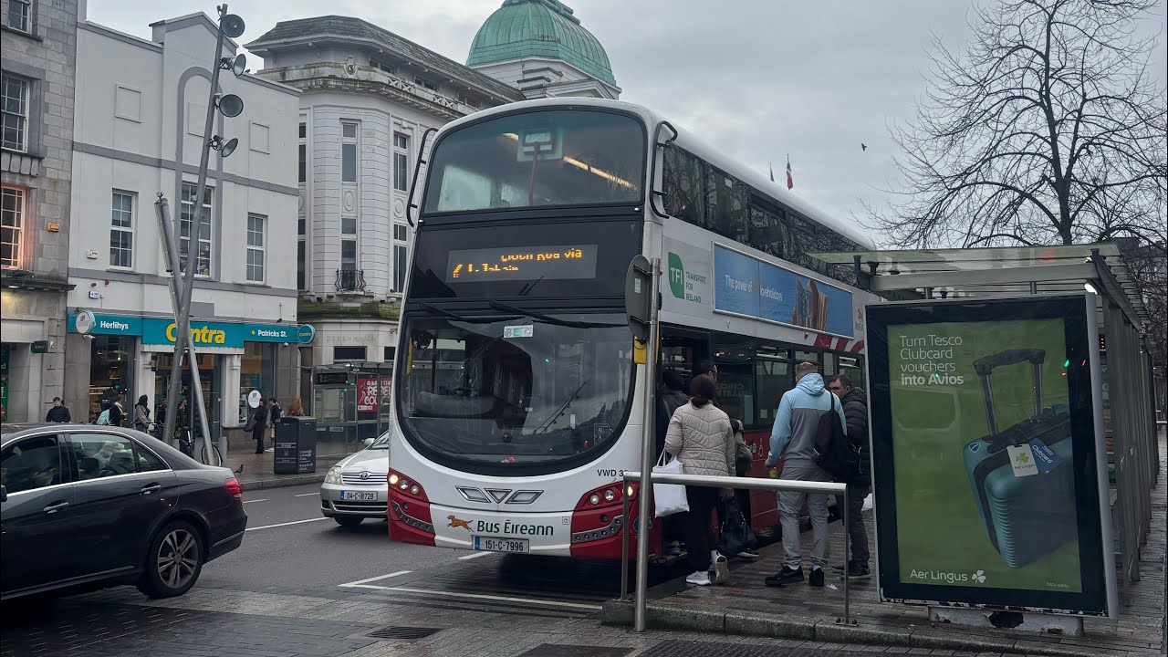 Bus Eireann VWD32 Volvo B5TL Wright Eclipse Gemini 3 Route 215 Mahon To City Centre 