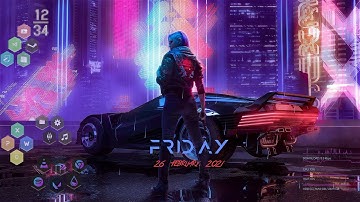 Cyberpunk 2077 Theme   Windows 10 with media visuals
