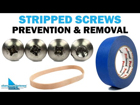 Stripped Screws - Prevention & Removal | Fasteners 101