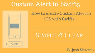 Custom alert in iOS with Swift3 - Xcode 8