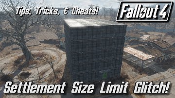 Fallout 4 | Settlement Size Limit Glitch!