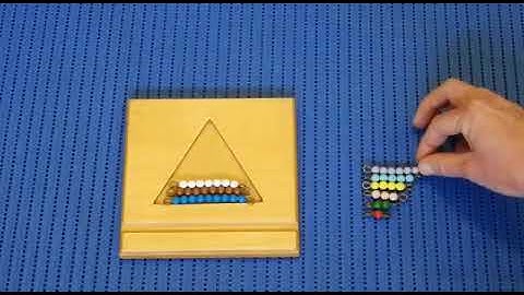 Montessori Mathematics Introduction to the Short Bead Stair