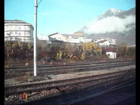 VIEW INSIDE THE TRAIN FROM MILAN TO BERN 1