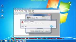 Recover SA Password for SQL Server 2005 / 2008 / 2012 / 2014